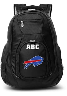 Buffalo Bills Black Personalized Monogram Premium Backpack