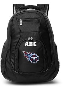 Tennessee Titans Black Personalized Monogram Premium Backpack