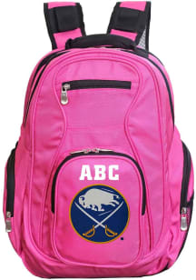 Buffalo Sabres Pink Personalized Monogram Premium Backpack