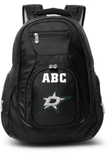 Dallas Stars Black Personalized Monogram Premium Backpack