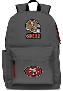 San Francisco 49ers Grey 2 Logo Campus Backpack