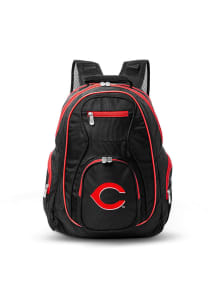 Mojo Cincinnati Reds Black 19 Laptop Red Trim Backpack