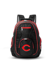 Cincinnati Reds Black 19 Laptop Red Trim Backpack