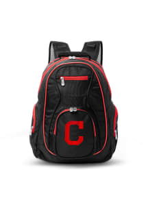 Mojo Cleveland Guardians Black 19 Laptop Red Trim Backpack