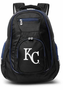 Mojo Kansas City Royals Black 19 Laptop Blue Trim Backpack