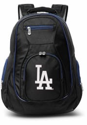 Los Angeles Dodgers Black 19 Laptop Blue Trim Backpack