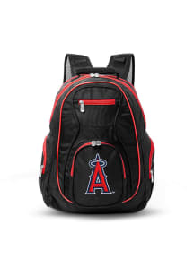 Mojo Los Angeles Angels Black 19 Laptop Red Trim Backpack