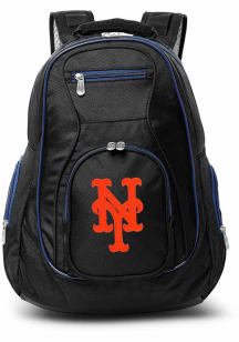 Mojo New York Mets Black 19 Laptop Blue Trim Backpack