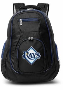 Mojo Tampa Bay Rays Black 19 Laptop Blue Trim Backpack