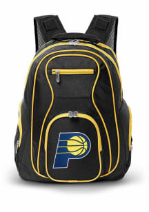 Mojo Indiana Pacers Black 19 Laptop Yellow Trim Backpack