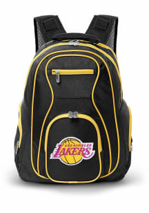 Mojo Los Angeles Lakers Black 19 Laptop Yellow Trim Backpack