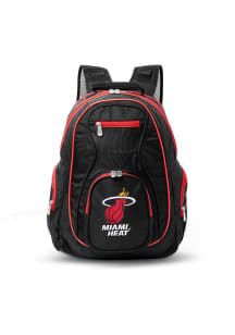 Mojo Miami Heat Black 19 Laptop Red Trim Backpack