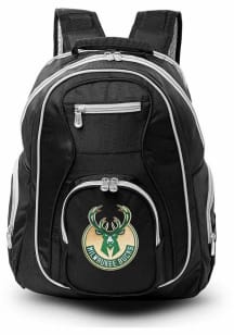 Mojo Milwaukee Bucks Black 19 Laptop Grey Trim Backpack