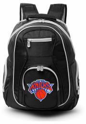 New York Knicks Black 19 Laptop Grey Trim Backpack