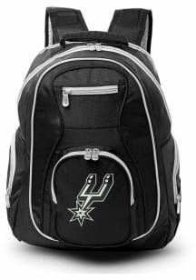 Mojo San Antonio Spurs Black 19 Laptop Grey Trim Backpack