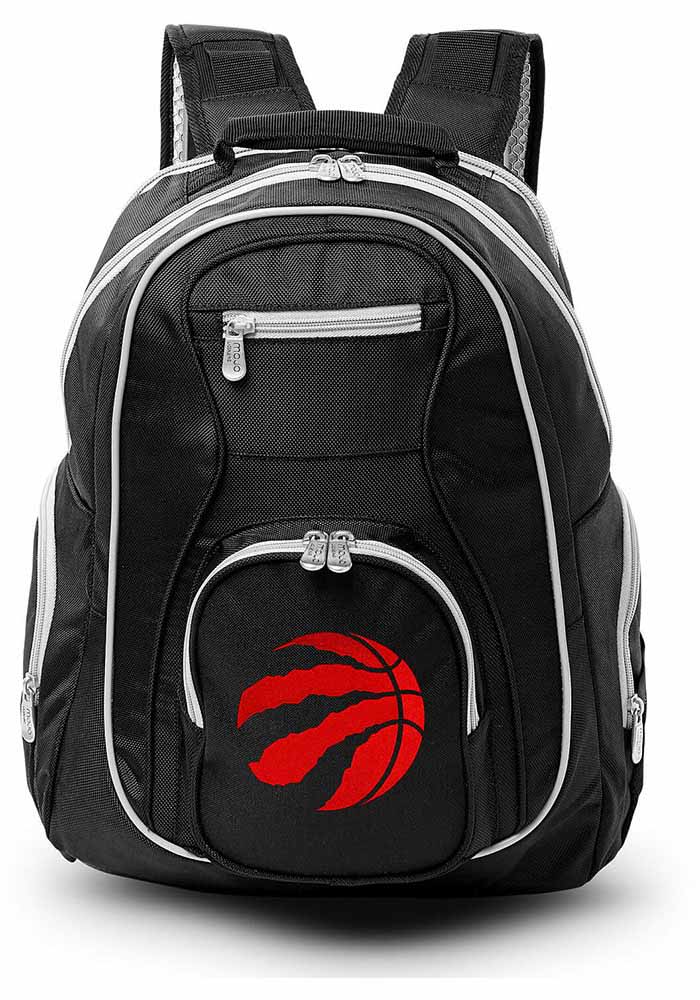 Toronto Raptors Black 19 Laptop Grey Trim Backpack