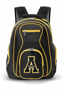 Mojo Appalachian State Mountaineers Black 19 Laptop Yellow Trim Backpack