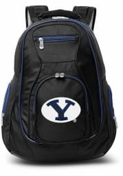 BYU Cougars Black 19 Laptop Blue Trim Backpack