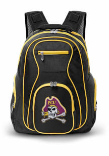 Mojo East Carolina Pirates Black 19 Laptop Yellow Trim Backpack