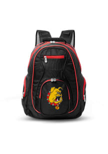 Mojo Ferris State Bulldogs Black 19 Laptop Red Trim Backpack