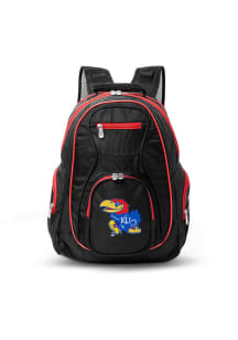 Mojo Kansas Jayhawks Black 19 Laptop Red Trim Backpack