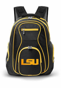 Mojo LSU Tigers Black 19 Laptop Yellow Trim Backpack