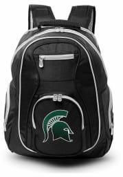 Michigan State Spartans Black 19 Laptop Grey Trim Backpack