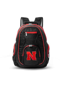 Mojo Nebraska Cornhuskers Black 19 Laptop Red Trim Backpack