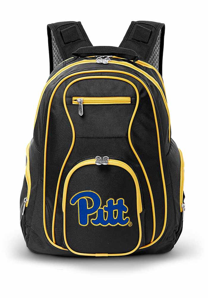 Pitt Panthers Black 19 Laptop Blue Trim Backpack