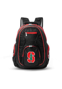 Mojo Stanford Cardinal Black 19 Laptop Red Trim Backpack