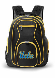 UCLA Bruins Black 19 Laptop Yellow Trim Backpack