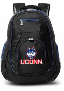 Mojo UConn Huskies Black 19 Laptop Blue Trim Backpack