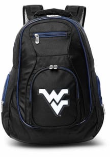 Mojo West Virginia Mountaineers Black 19 Laptop Yellow Trim Backpack