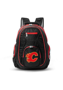 Mojo Calgary Flames Black 19 Laptop Red Trim Backpack