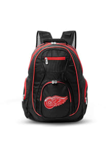 Mojo Detroit Red Wings Black 19 Laptop Red Trim Backpack