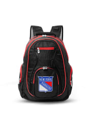 New York Rangers Black 19 Laptop Red Trim Backpack
