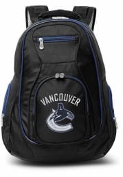 Vancouver Canucks Black 19 Laptop Grey Trim Backpack