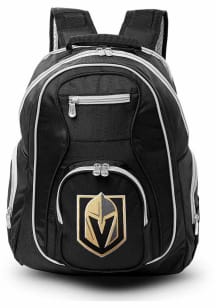 Mojo Vegas Golden Knights Black 19 Laptop Grey Trim Backpack