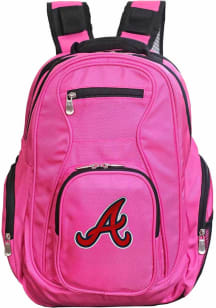 Atlanta Braves Pink 19 Laptop Backpack