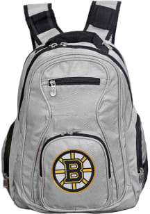 Mojo Boston Bruins Grey 19 Laptop Backpack