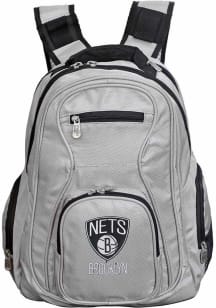 Mojo Brooklyn Nets Grey 19 Laptop Backpack