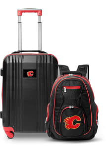 Calgary Flames Black 2-Piece Set Luggage
