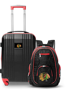 Chicago Blackhawks Black 2-Piece Set Luggage