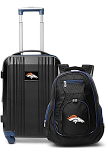 Denver Broncos Black 2-Piece Set Luggage