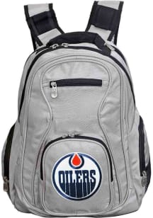 Mojo Edmonton Oilers Grey 19 Laptop Backpack