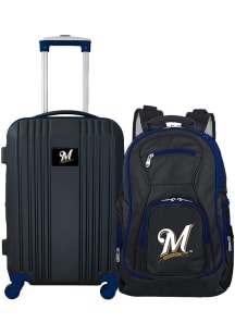 Milwaukee Brewers Black 2-Piece Set Luggage