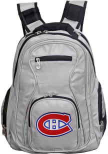 Mojo Montreal Canadiens Grey 19 Laptop Backpack