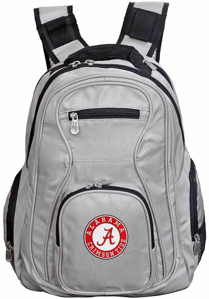 Alabama Crimson Tide Grey 19 Laptop Backpack