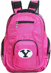 BYU Cougars Pink 19 Laptop Backpack