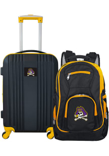 East Carolina Pirates Black 2-Piece Set Luggage